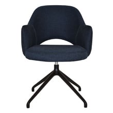 Lex Cotton-Blend Trestle Armchairs (Set of 2)